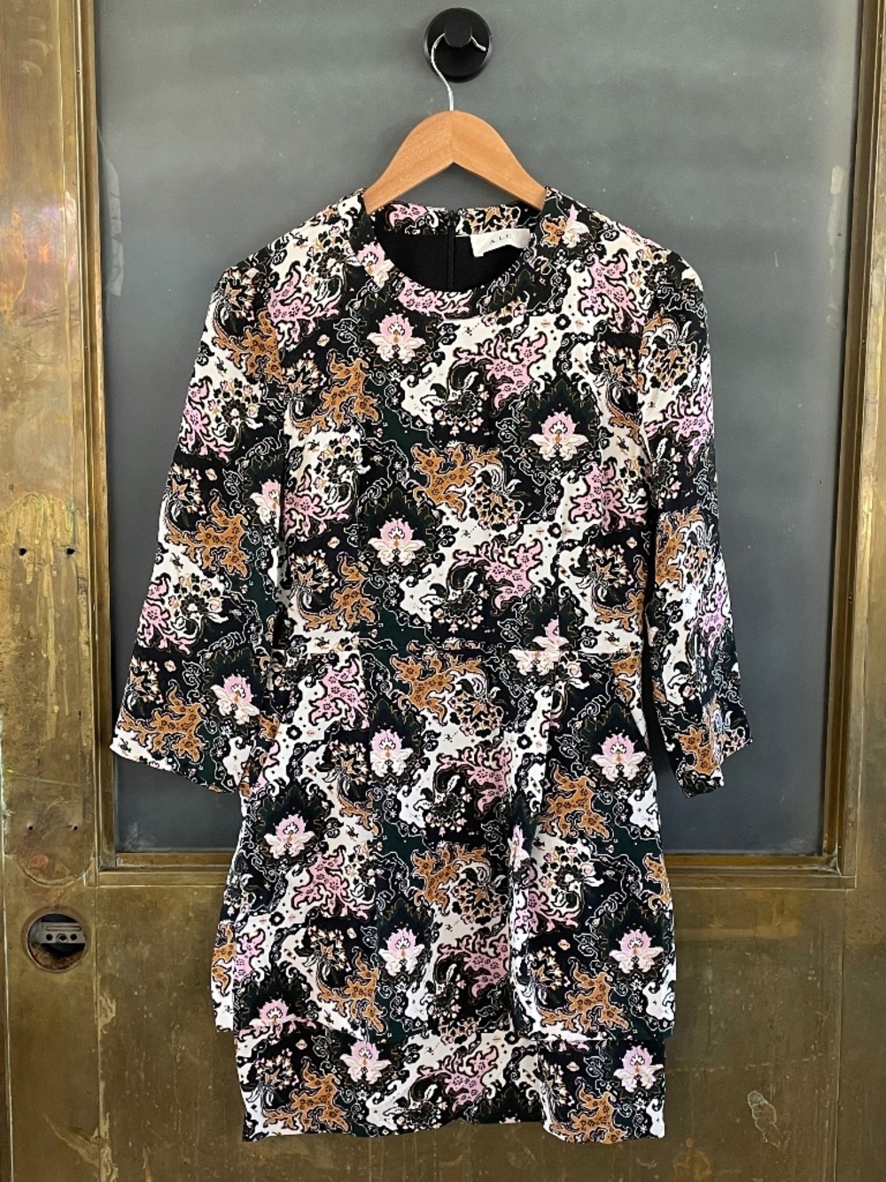 A.L.C Silk Tordi Floral Mini Dress Size 6 with Pockets from Revolve